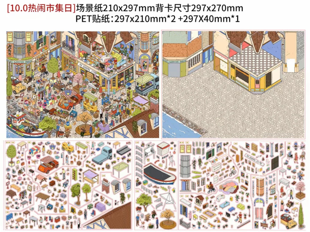 Bustling Market Day
