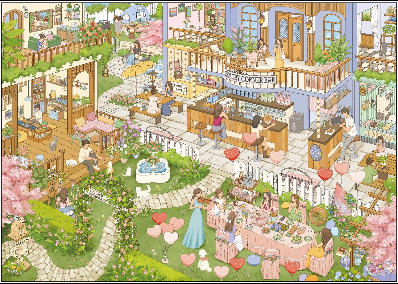 Courtyard Party